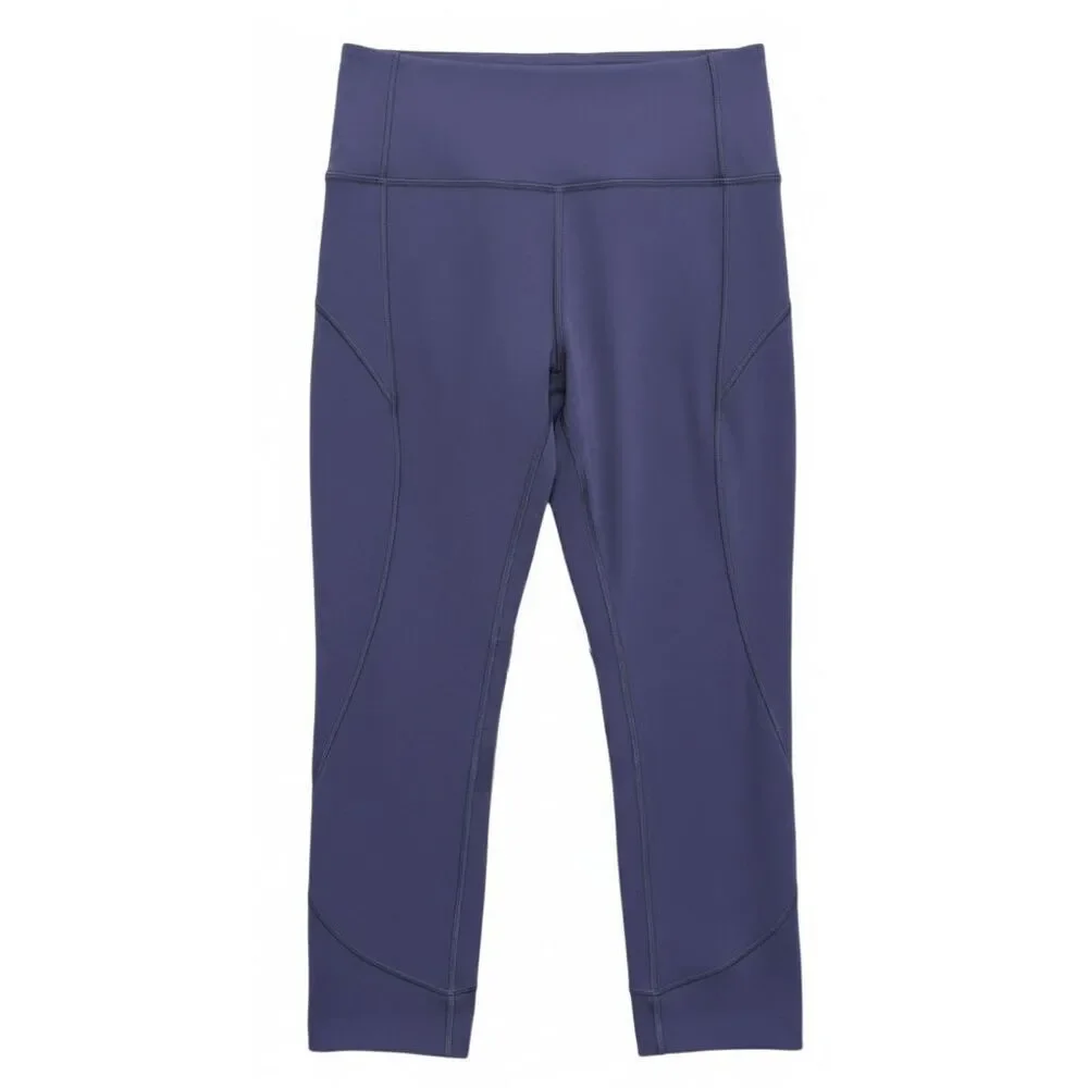 LULULEMON ATHLETICA In Movement Crop 'Everlux 19' In Aeon Size 2